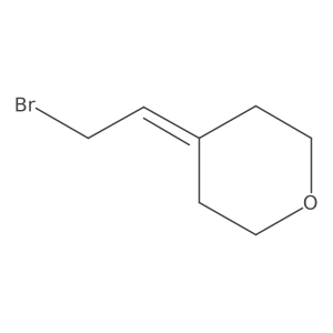 4-(2-bromoethylidene)tetrahydro-2H-pyran Structure