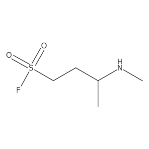 3-(Methylamino)butane-1-sulfonyl fluoride Structure