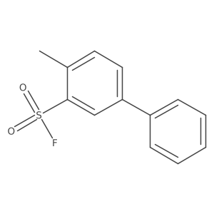 2-Methyl-5-phenylbenzene-1-sulfonyl fluoride结构式