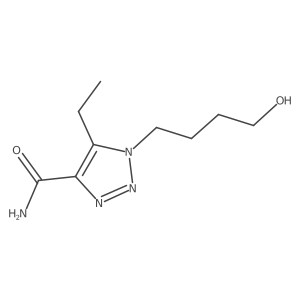 5-ethyl-1-(4-hydroxybutyl)-1H-1,2,3-triazole-4-carboxamide Structure