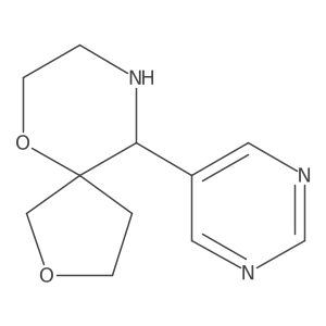 10-(Pyrimidin-5-yl)-2,6-dioxa-9-azaspiro[4.5]decane Structure