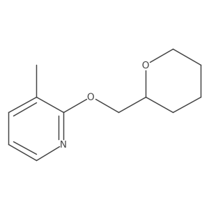 3-Methyl-2-[(oxan-2-yl)methoxy]pyridine结构式