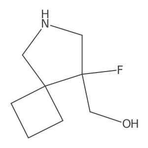 (8-Fluoro-6-azaspiro[3.4]octan-8-yl)methanol Structure