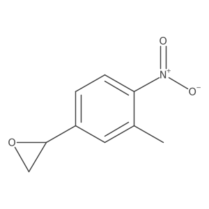 (2S)-2-(3-methyl-4-nitrophenyl)oxirane结构式