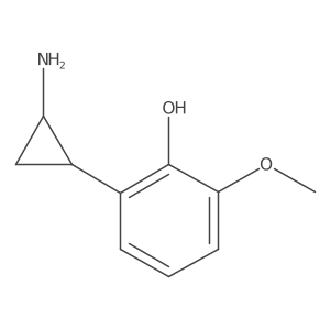 rac-2-[(1R,2S)-2-aminocyclopropyl]-6-methoxyphenol Structure