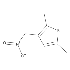 2,5-Dimethyl-3-(nitromethyl)thiophene Structure