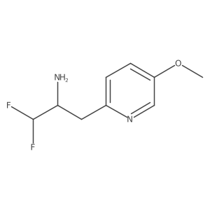 1,1-Difluoro-3-(5-methoxypyridin-2-yl)propan-2-amine Structure