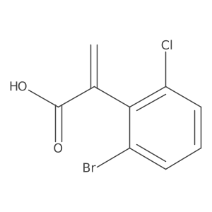 2-(2-Bromo-6-chlorophenyl)prop-2-enoic acid Structure