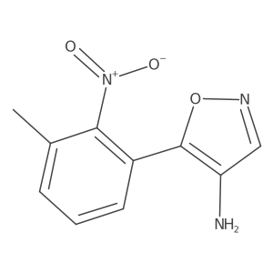 5-(3-Methyl-2-nitrophenyl)-1,2-oxazol-4-amine结构式