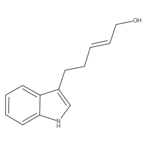 5-(1H-indol-3-yl)pent-2-en-1-ol Structure