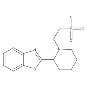 2-[2-(1,3-Benzoxazol-2-yl)piperidin-1-yl]ethane-1-sulfonyl fluoride Structure