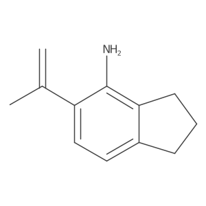 5-(Prop-1-en-2-yl)-2,3-dihydro-1H-inden-4-amine Structure