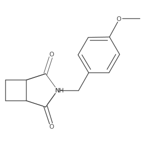 3-[(4-Methoxyphenyl)methyl]-3,7-diazatricyclo[3.3.2.0,1,5]decane-2,4-dione结构式