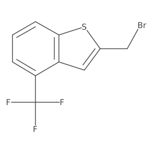 2-(Bromomethyl)-4-(trifluoromethyl)benzothiophene结构式