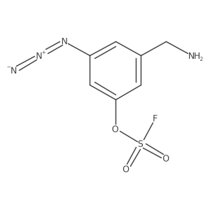 3-(Aminomethyl)-5-azidophenyl sulfurofluoridate Structure