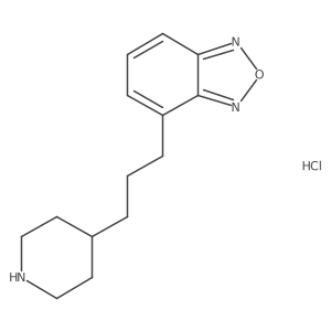 4-(3-Piperidin-4-ylpropyl)-2,1,3-benzoxadiazole;hydrochloride Structure