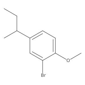 2-Bromo-4-sec-butyl-1-methoxy-benzene结构式