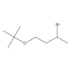 3-Bromo-1-(tert-butoxy)butane结构式