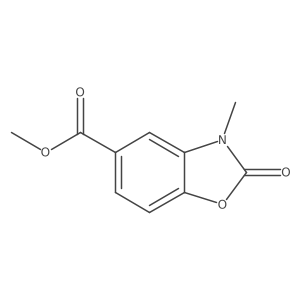 Methyl 3-methyl-2-oxo-2,3-dihydro-1,3-benzoxazole-5-carboxylate Structure