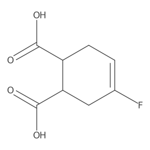 4-Fluoro-4-cyclohexene-1,2-dicarboxylic acid结构式
