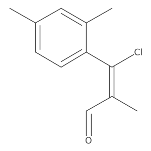 (2E)-3-Chloro-3-(2,4-dimethylphenyl)-2-methylacrylaldehyde结构式