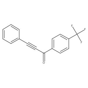 (Phenylethynyl)(p-trifluoromethylphenyl) ketone Structure
