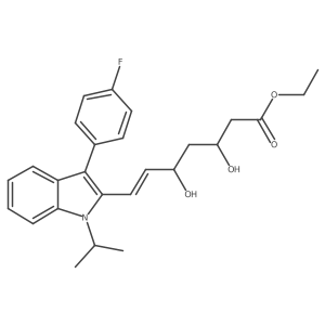 Fluvastatin ethyl ester Structure