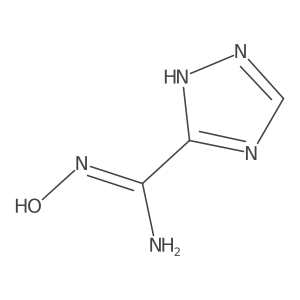 N'-hydroxy-4H-1,2,4-triazole-3-carboximidamide结构式