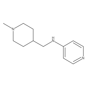 N-[(1-Methyl-4-piperidinyl)methyl]-4-pyridinamine结构式