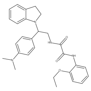 N1-(2-(4-(dimethylamino)phenyl)-2-(indolin-1-yl)ethyl)-N2-(2-ethoxyphenyl)oxalamide结构式