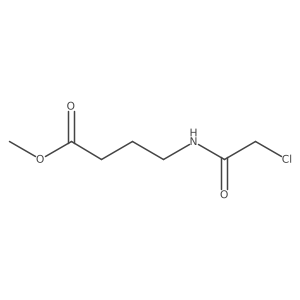 Methyl 4-(2-chloroacetamido)butanoate Structure