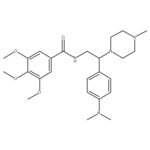 N-{2-[4-(dimethylamino)phenyl]-2-(4-methylpiperazin-1-yl)ethyl}-3,4,5-trimethoxybenzamide Structure