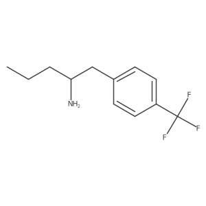 1-[4-(Trifluoromethyl)phenyl]pentan-2-amine Structure
