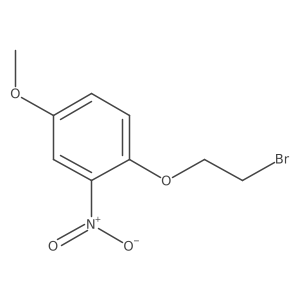 1-(2-Bromoethoxy)-4-methoxy-2-nitrobenzene结构式