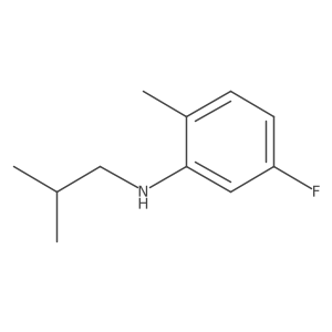 (5-Fluoro-2-methylphenyl)isobutylamine Structure