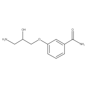 3-(3-Amino-2-hydroxypropoxy)benzamide Structure