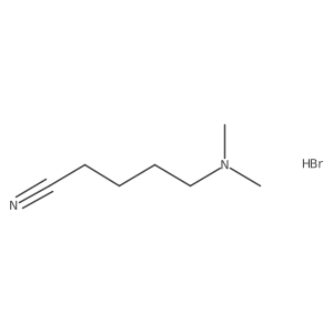 5-(Dimethylamino)pentanenitrile hydrobromide结构式