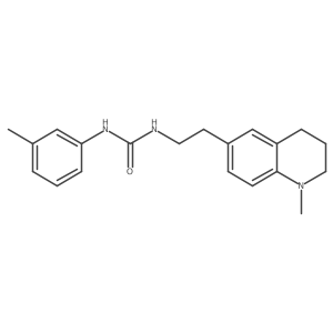 Cc1cccc(NC(=O)NCCc2ccc3c(c2)CCCN3C)c1结构式
