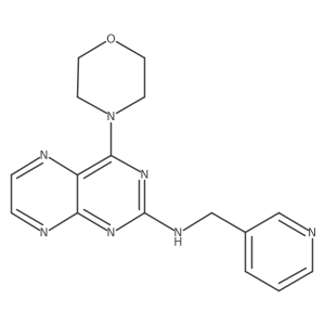 c1cncc(CNc2nc(N3CCOCC3)c3nccnc3n2)c1结构式