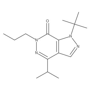 1-(tert-butyl)-4-isopropyl-6-propyl-1H-pyrazolo[3,4-d]pyridazin-7(6H)-one Structure
