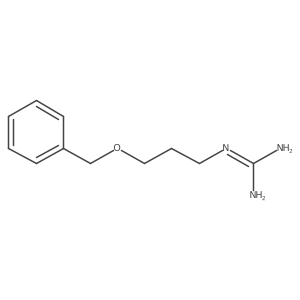 2-(3-Phenylmethoxypropyl)guanidine Structure