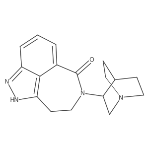 10-(1-Azabicyclo[2.2.2]octan-3-yl)-2,3,10-triazatricyclo[6.4.1.04,13]trideca-1(13),3,5,7-tetraen-9-one Structure