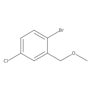 1-Bromo-4-chloro-2-(methoxymethyl)benzene Structure