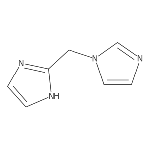 2-(1H-imidazol-1-ylmethyl)-1H-imidazole结构式