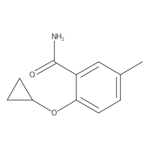 2-Cyclopropoxy-5-methylbenzamide结构式