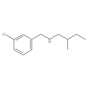 [(3-Chlorophenyl)methyl](2-methylbutyl)amine结构式