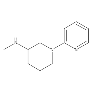 N-Methyl-1-(pyridin-2-yl)piperidin-3-amine结构式