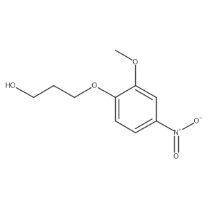 3-(2-Methoxy-4-nitrophenoxy)propan-1-ol Structure