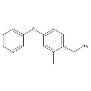 2-Methyl-4-(3-pyridinyloxy)benzenemethanamine结构式