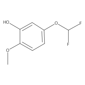 5-(Difluoromethoxy)-2-methoxyphenol Structure